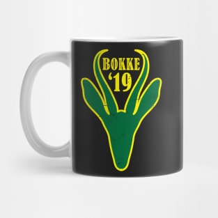 springbok Face South Africa 2019 Green & Gold Mug